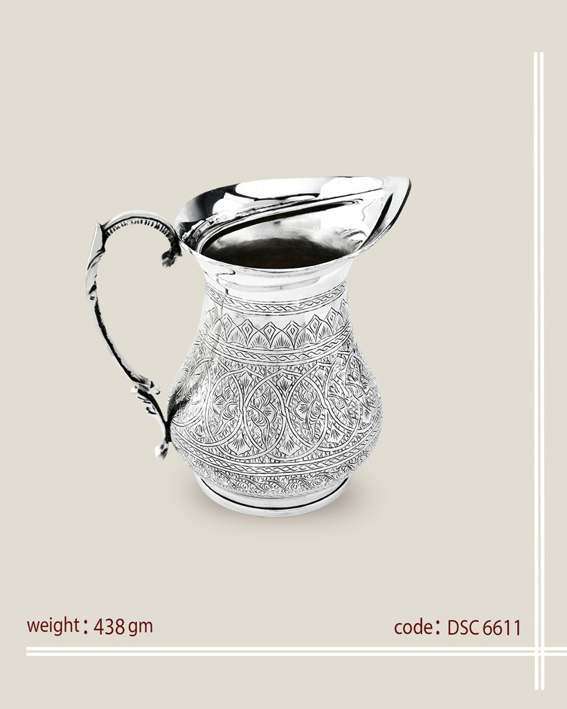 Pure Silver Arabic Hand made Water Pitcher (DSC6611)