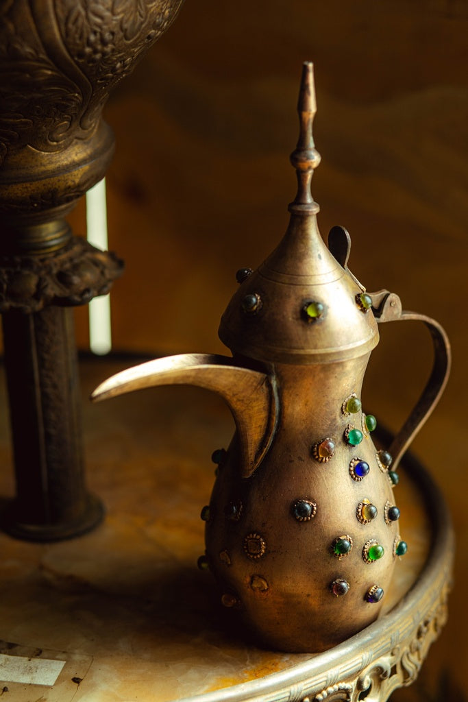 Vintage copper coffee pot