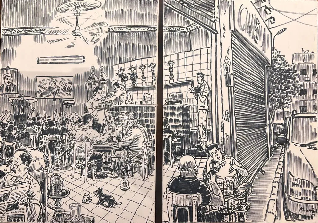 Café in Al-Muizz Street - Mohamed Wahba
