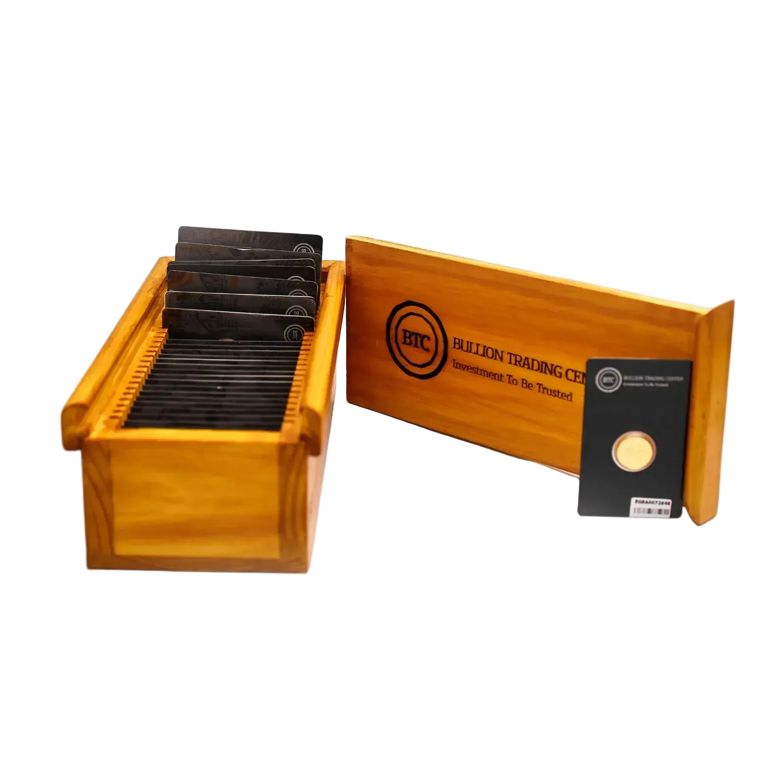 Wooden Bullion Box – 25 Cards