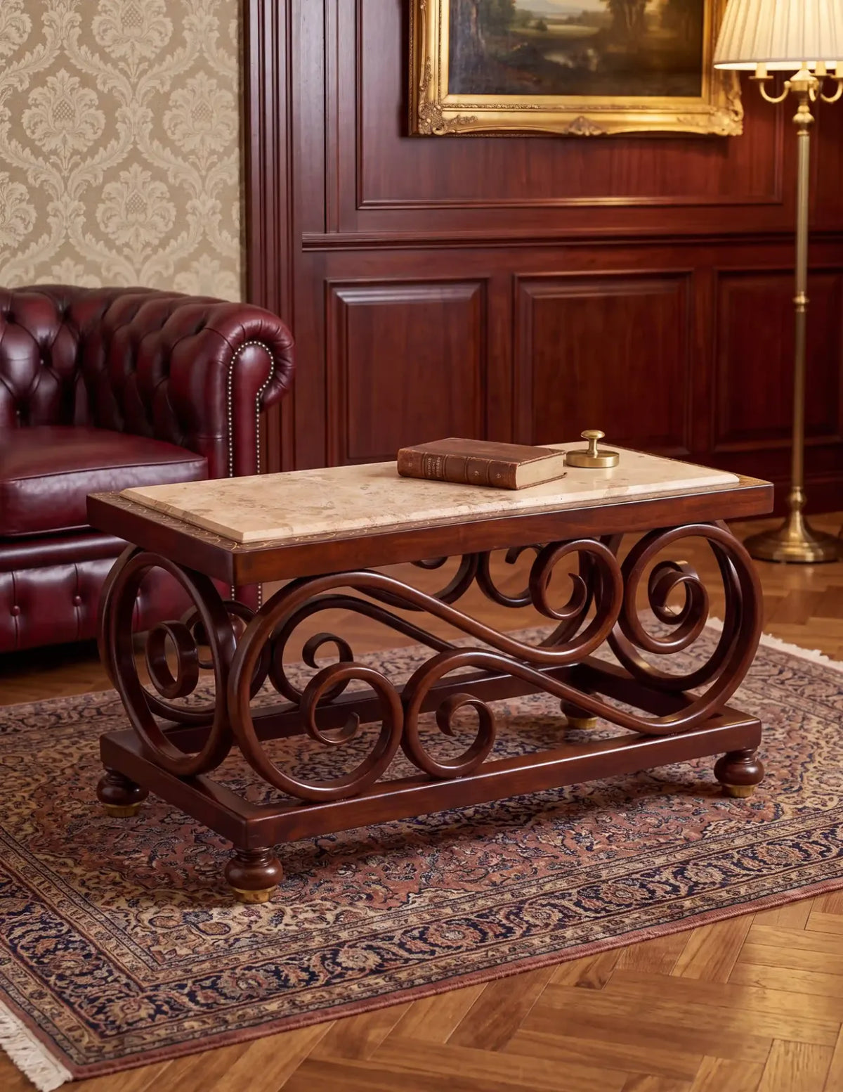 Scroll Marble Table