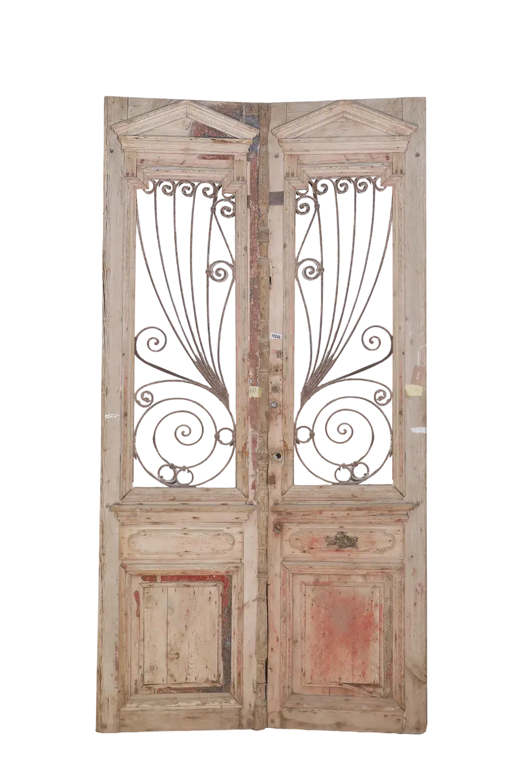 A Vintage Iron Window Doors made of Wood - 1169 .