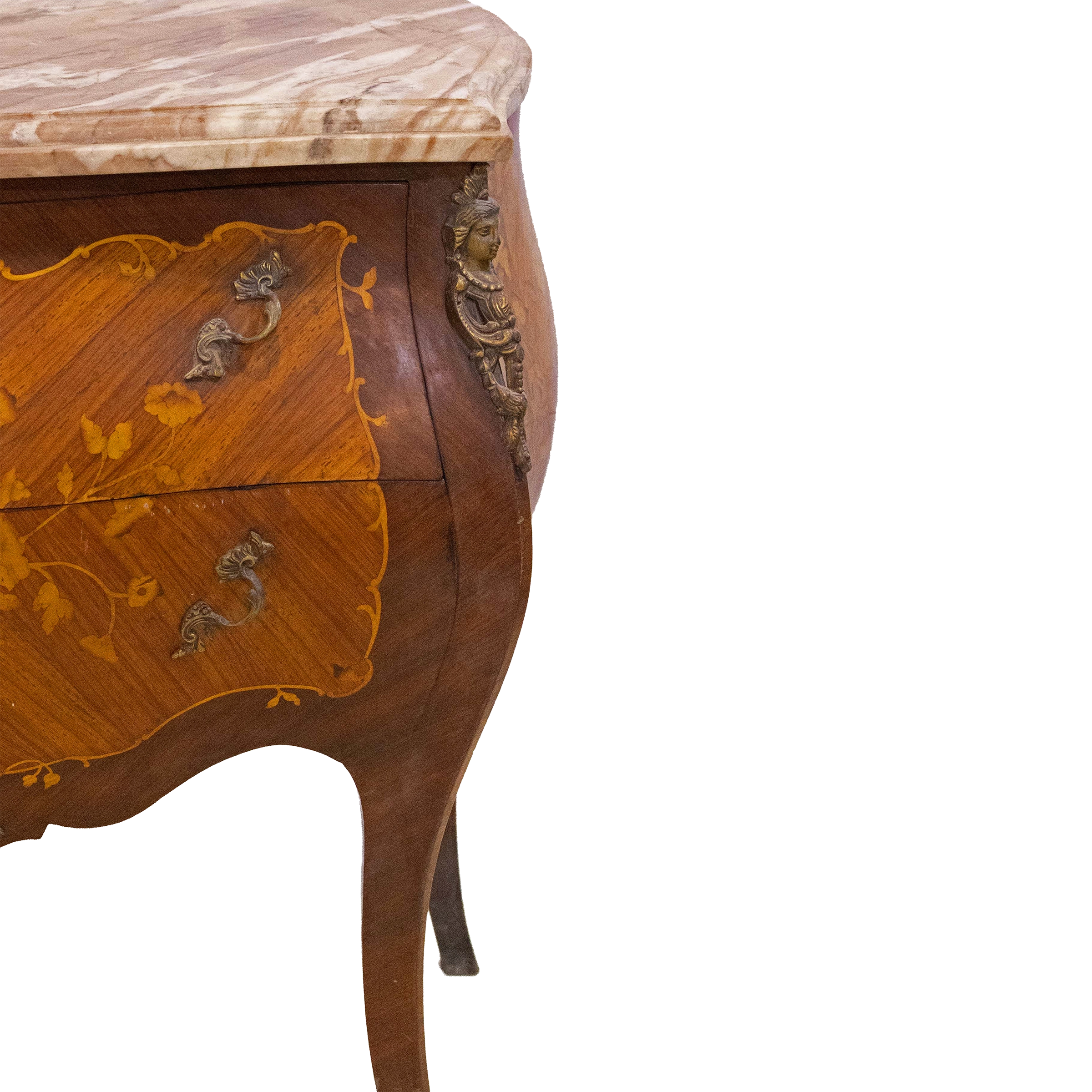 Louis XV Bombe Commode Chest