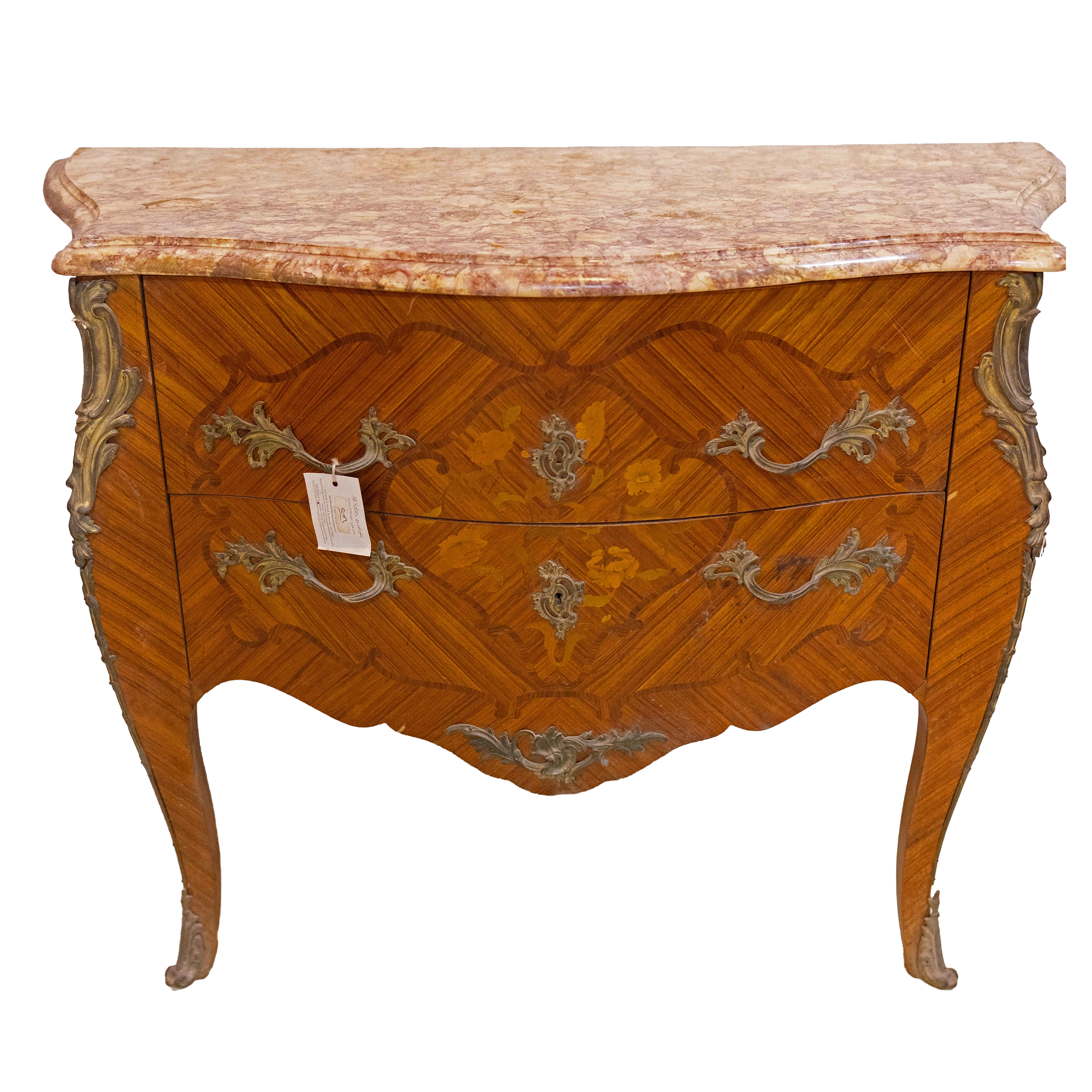 Louis XV Marquetry Commode