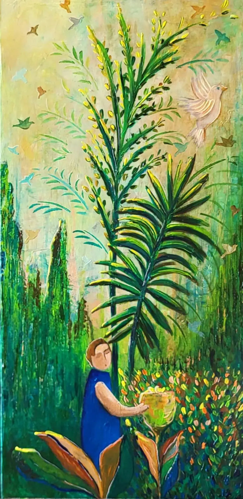 Palm Shadows - Heidi Galil