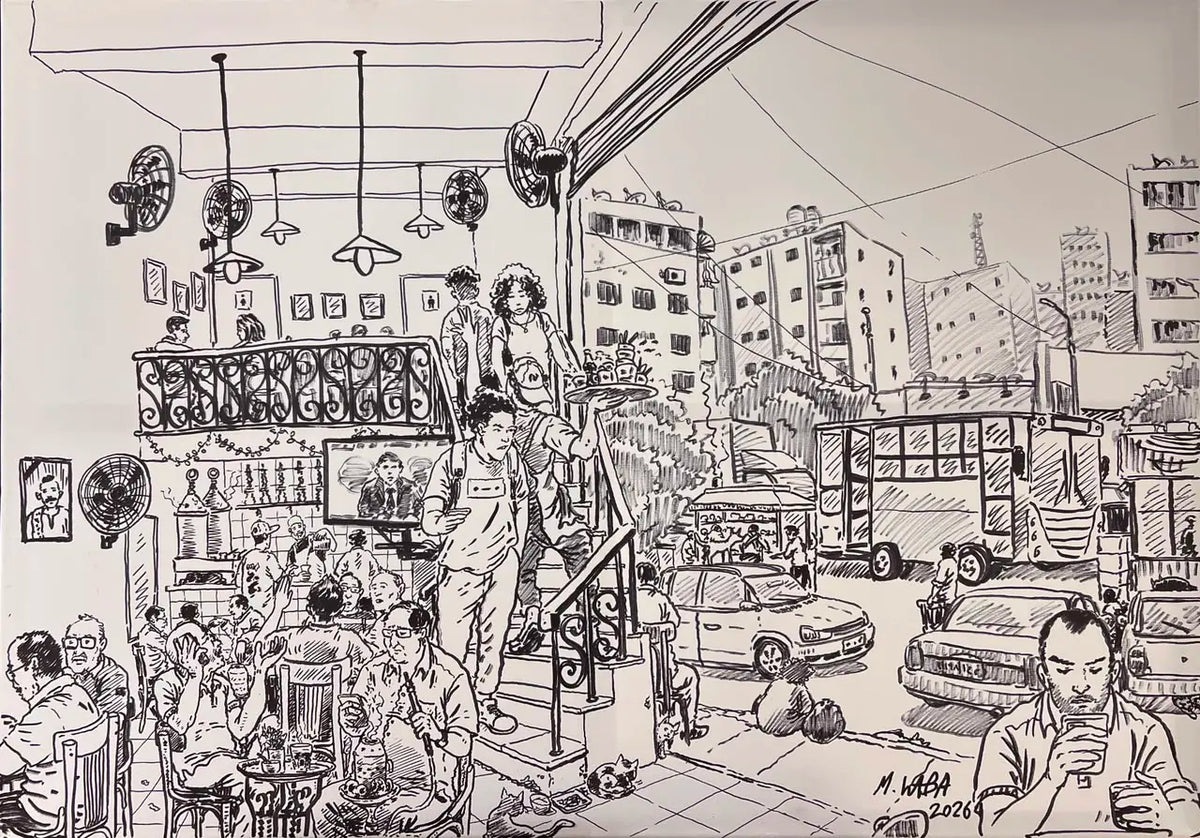 Café in Downtown Cairo - Mohamed Wahab