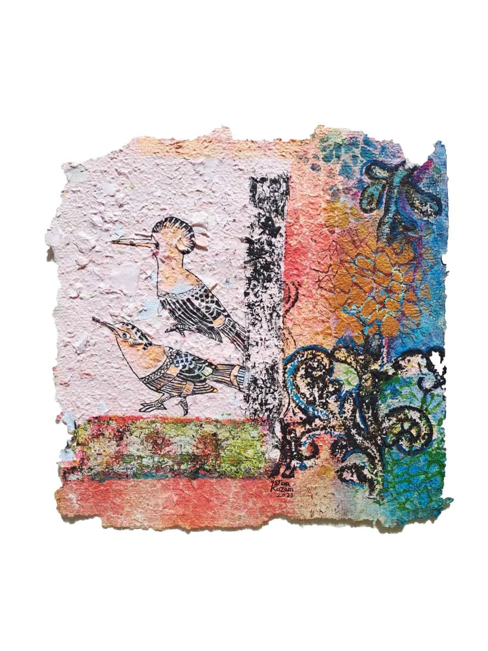 Hoopoe and Bird - Israa Kazem