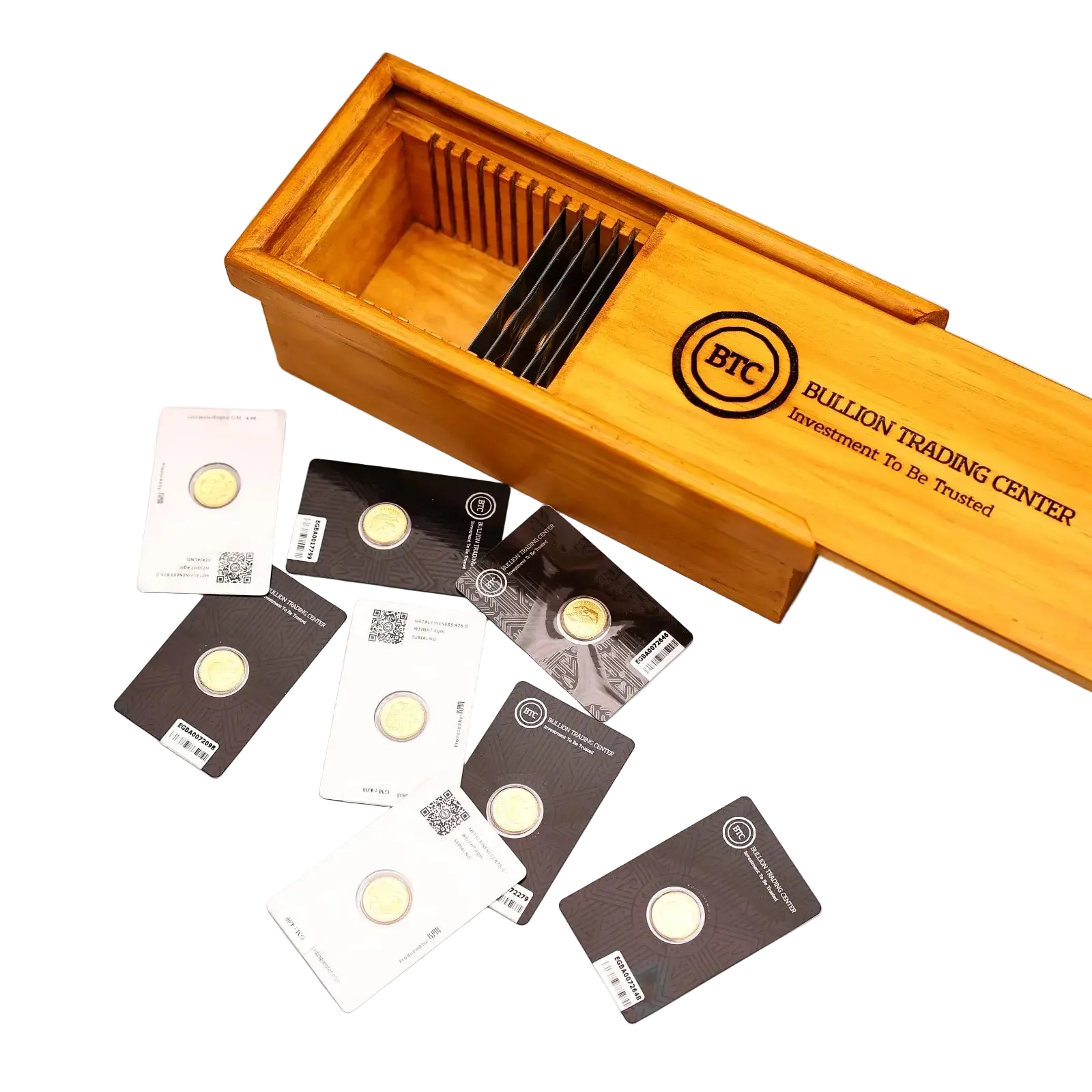 Wooden Bullion Box – 25 Cards