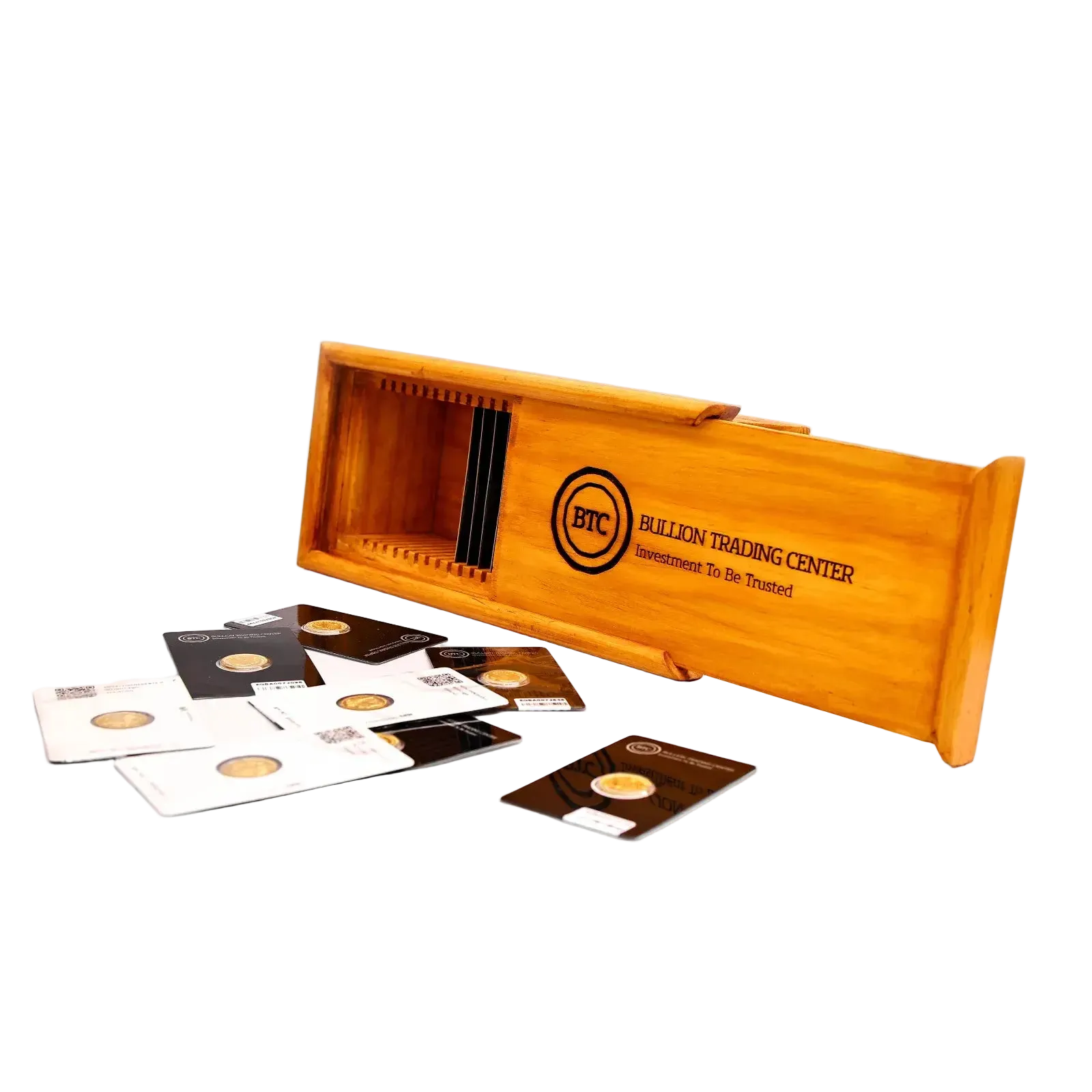 Wooden Bullion Box – 25 Cards