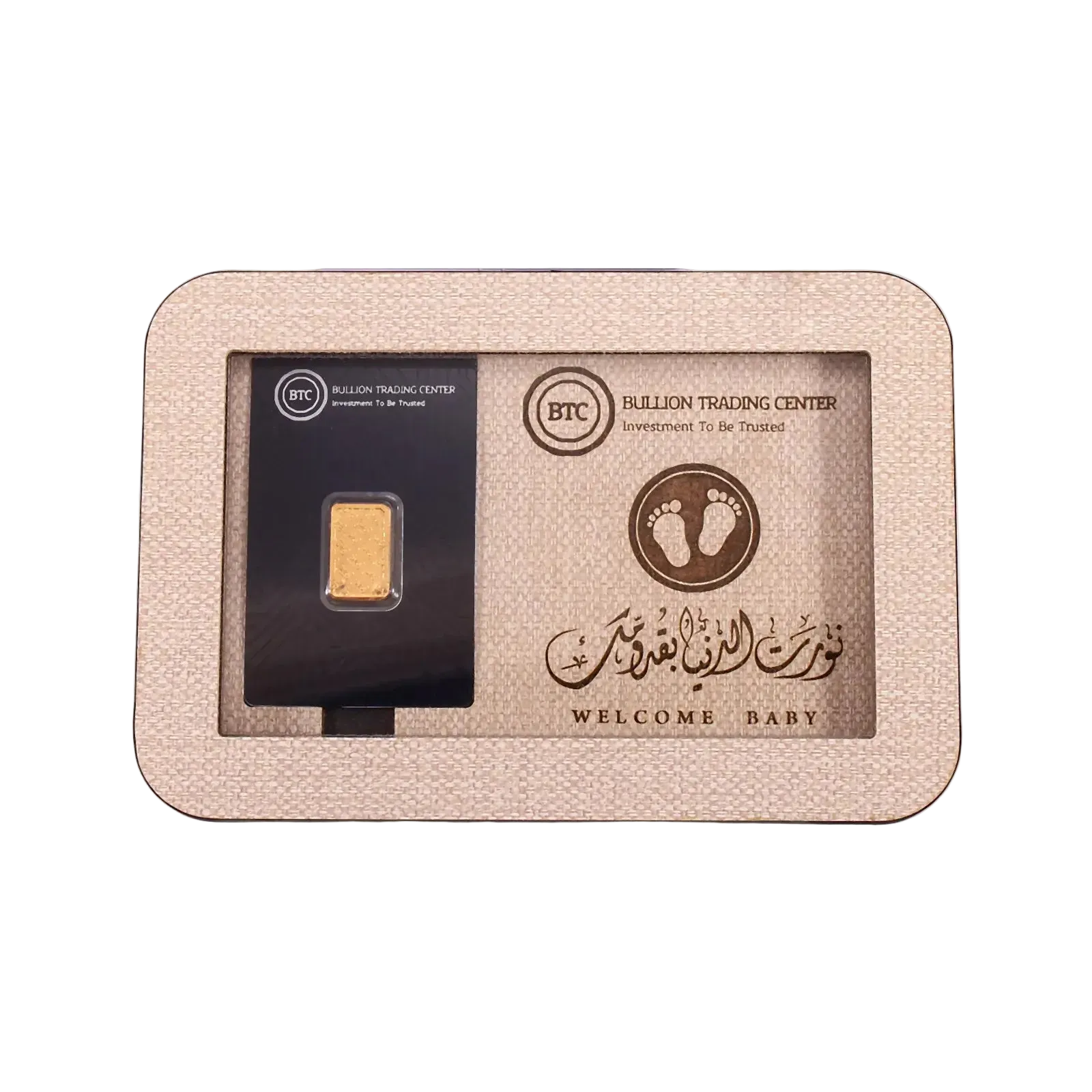 Small Gift Box for Gold Bar (Single Card)