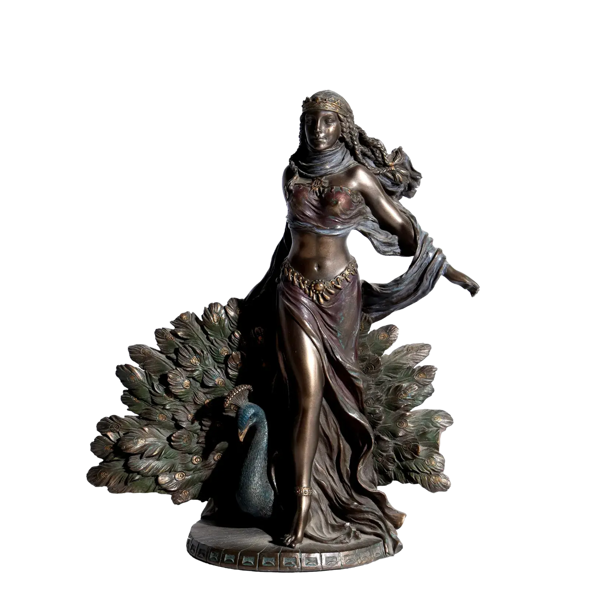 Lady with Peacock
