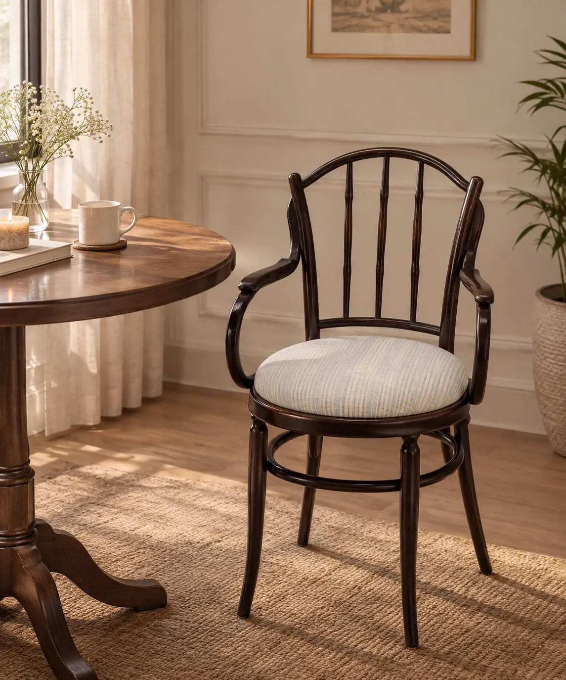 Spindle Upholstered
