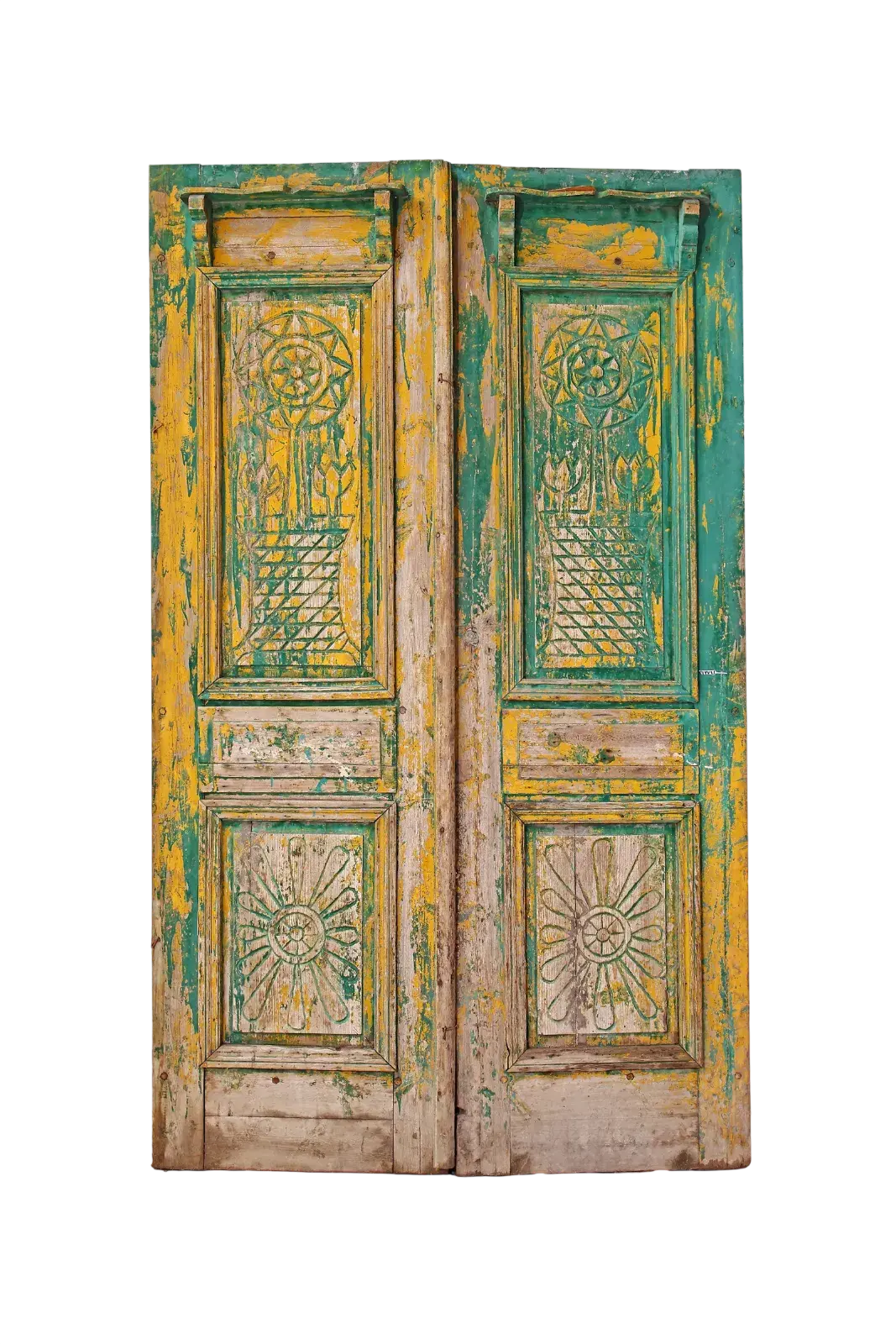 A Vintage Dam Doors made of Wood - 1185 .